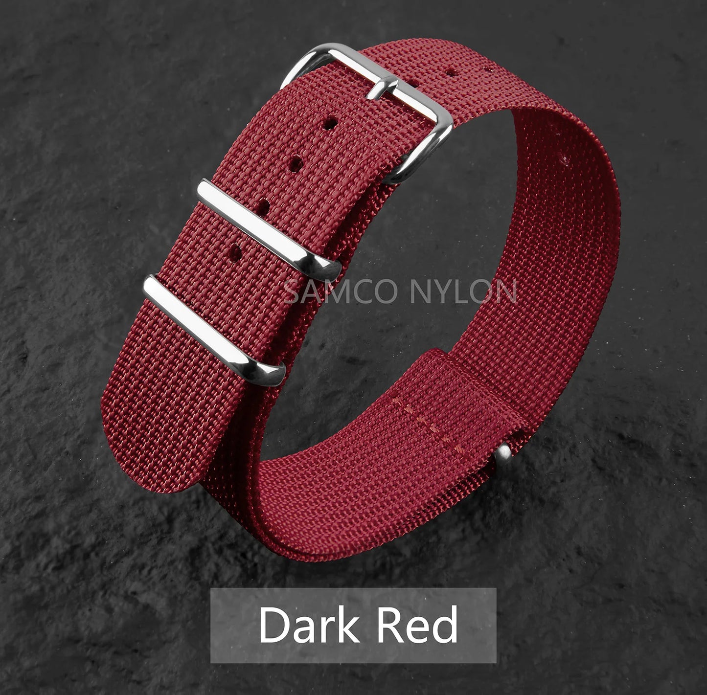Ribbed Nylon Watch