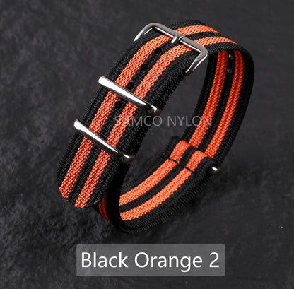 Ribbed Nylon Watch