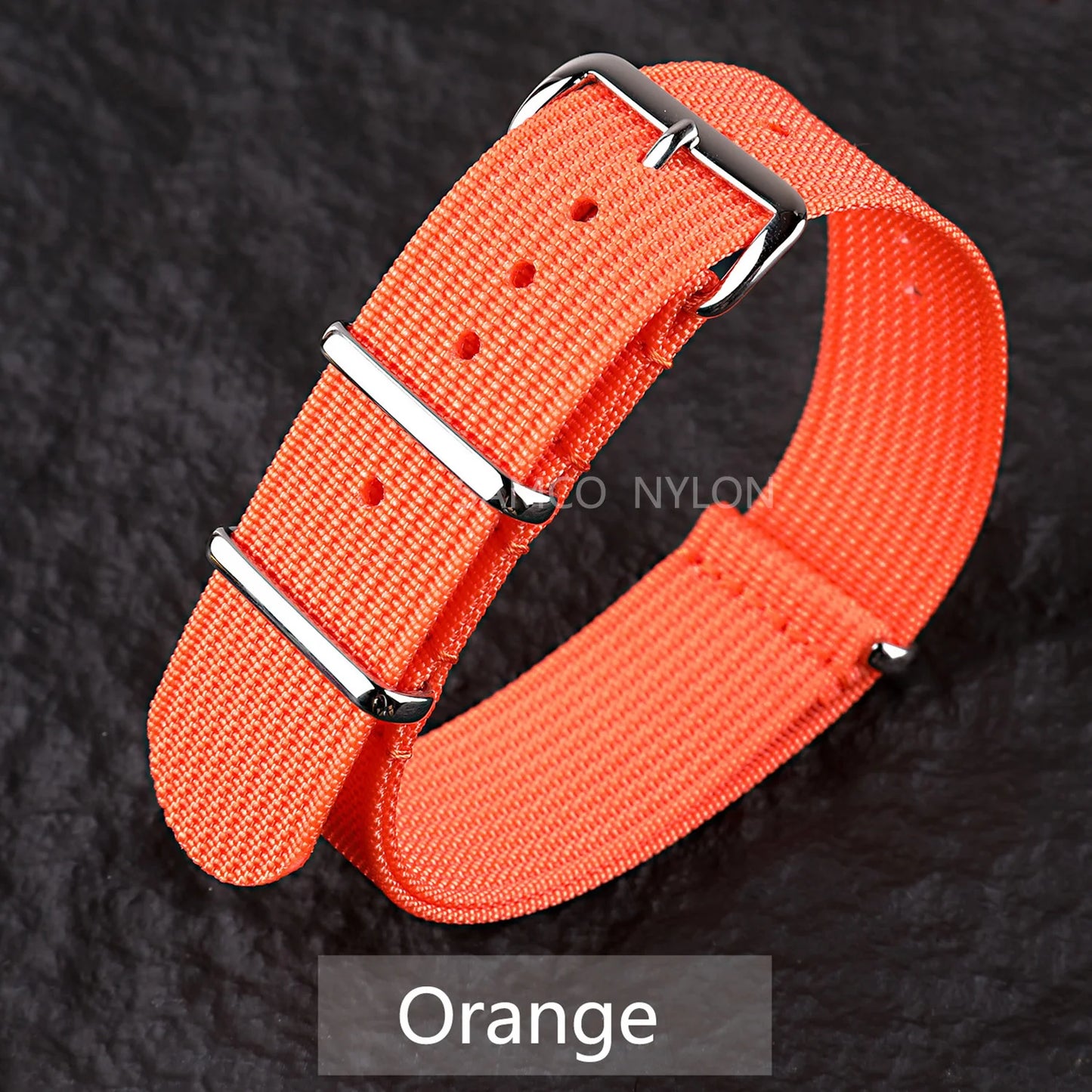 Ribbed Nylon Watch