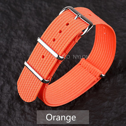 Ribbed Nylon Watch
