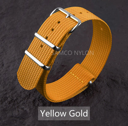 Ribbed Nylon Watch