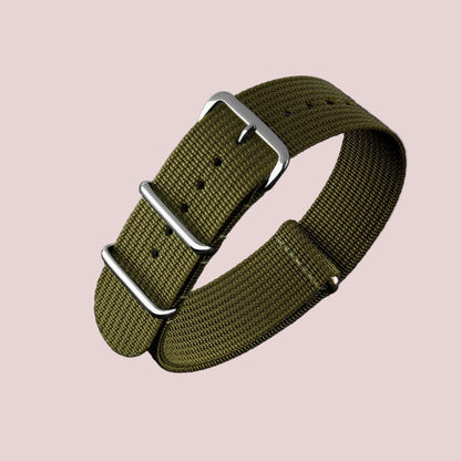 Ribbed Nylon Watch